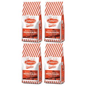 Junior&#039;s Most Fabulous Brooklyn Blend, Medium Roast Ground Coffee, 4/12 oz bags 
