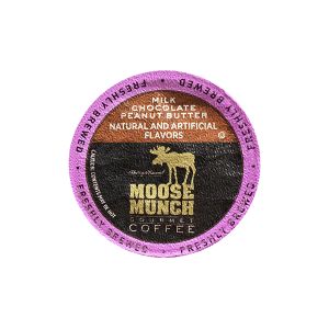 Moose Munch Coffee by Harry &amp; David, Milk Chocolate Peanut Butter, 35 Single Serve Cups