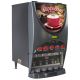 Bunn 37000.0022 iMIX-5 BLK HW Powdered Cappuccino Dispenser with Top Hinged Door and Hot Water Faucet - 5 Hoppers