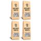 Ancient Roots Donut Shop Medium Roast Flavored Mushroom Ground Coffee  4/12 oz Bags 