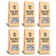 Ancient Roots Donut Shop Medium Roast Flavored Mushroom Ground Coffee  6/12 oz Bags 
