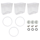 Crathco Triple Parts Kit: 5-Gallon Bowl 1288 (3-pack) &  Preventative Maintenance Kit (3-pack)