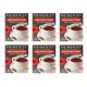 China Mist - Zesty Hibiscus Ginger Organic Black Full Leaf Tea Sachet, 6 Boxes 15 Count Each 