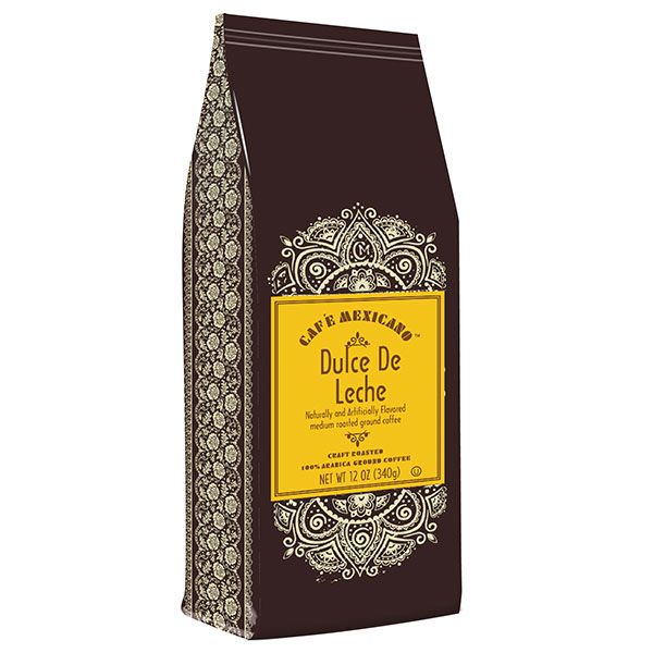 Cafe Mexicano Coffee, Dulce de Leche Flavored, 100% Arabica Craft ...